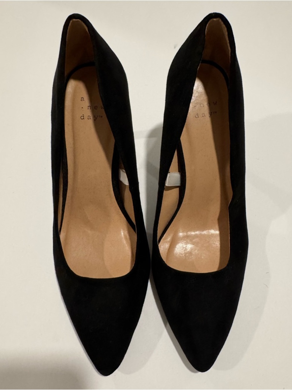 Faux Suede Heels